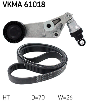 SKF VKMA 61018 Keilrippenriemensatz